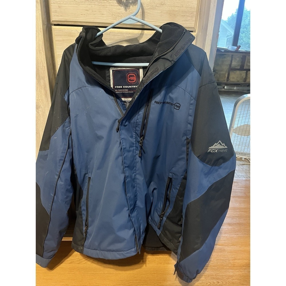 Free Country Men's  Winter Parka Jacket Size M Excellent Condition. Very Warm